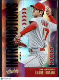 Shohei Ohtani 2020 Absolute Purple Spectrum Introductions 3/25 LA Angels