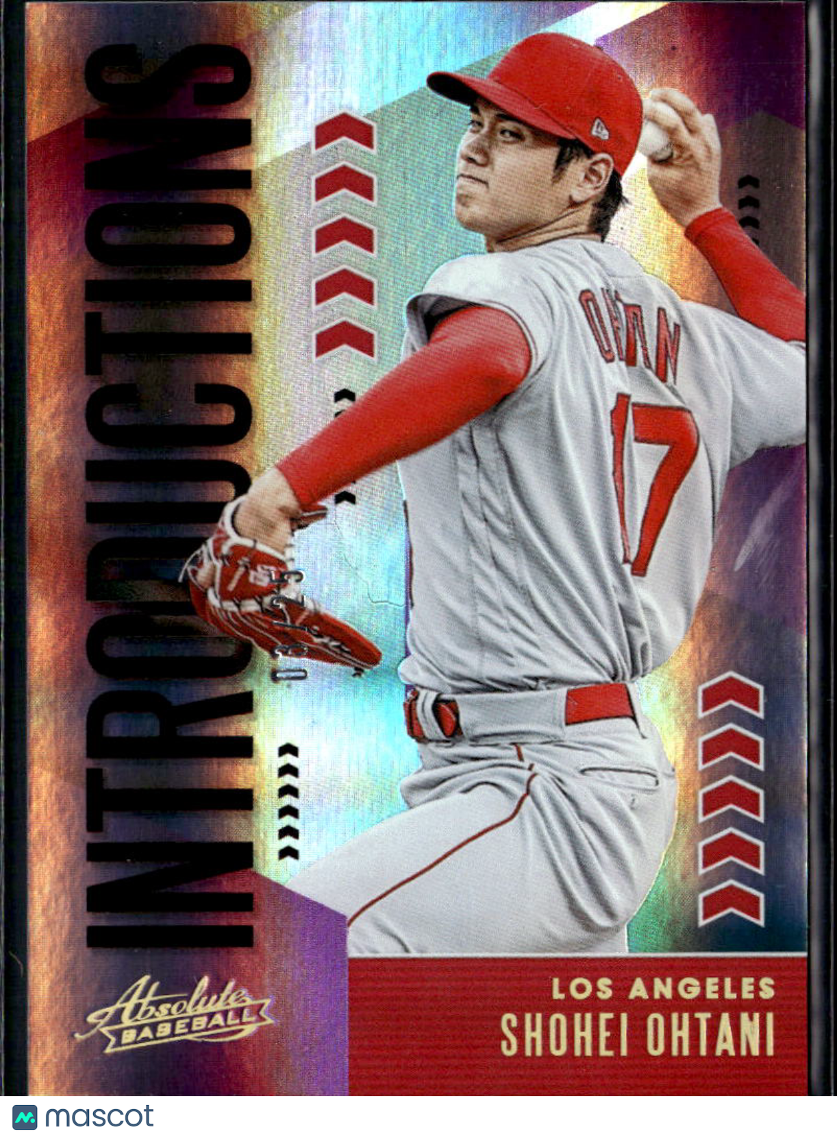 Shohei Ohtani 2020 Absolute Purple Spectrum Introductions 3/25 LA Angels