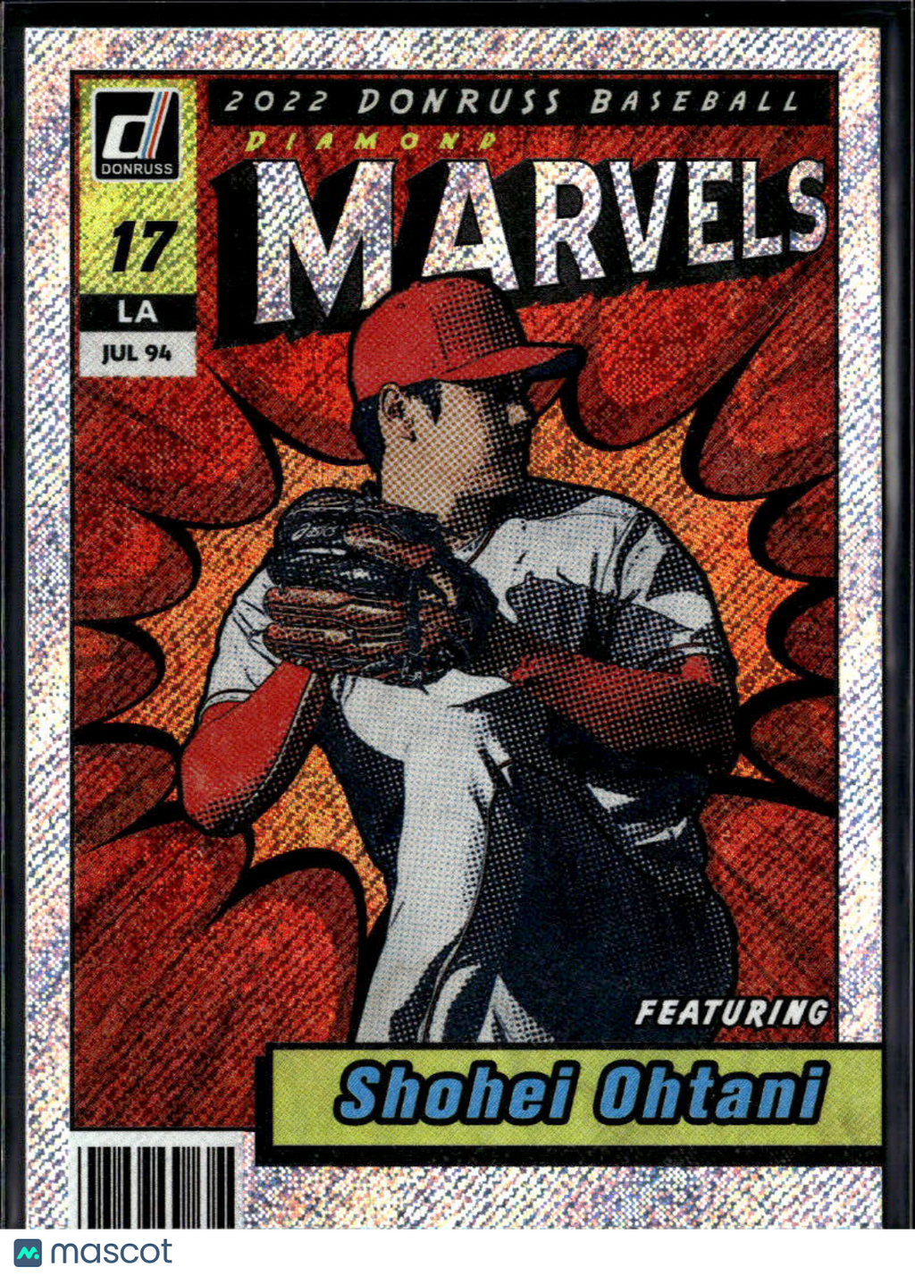 Shohei Ohtani 2022 Donruss Diamond Marvels Rapture Los Angeles Angels