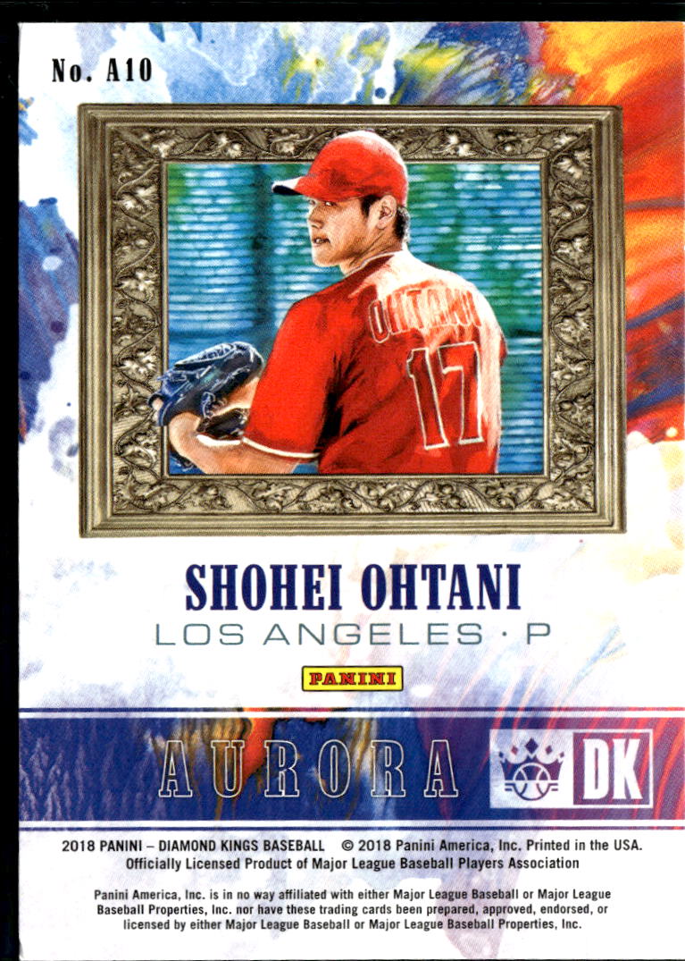 Shohei Ohtani 2018 Diamond Kings Aurora Rookie RC Los Angeles Angels