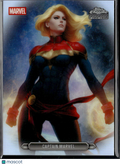 Captain Marvel 2026 Topps Chrome Marvel Fanfare SSP #FF-07