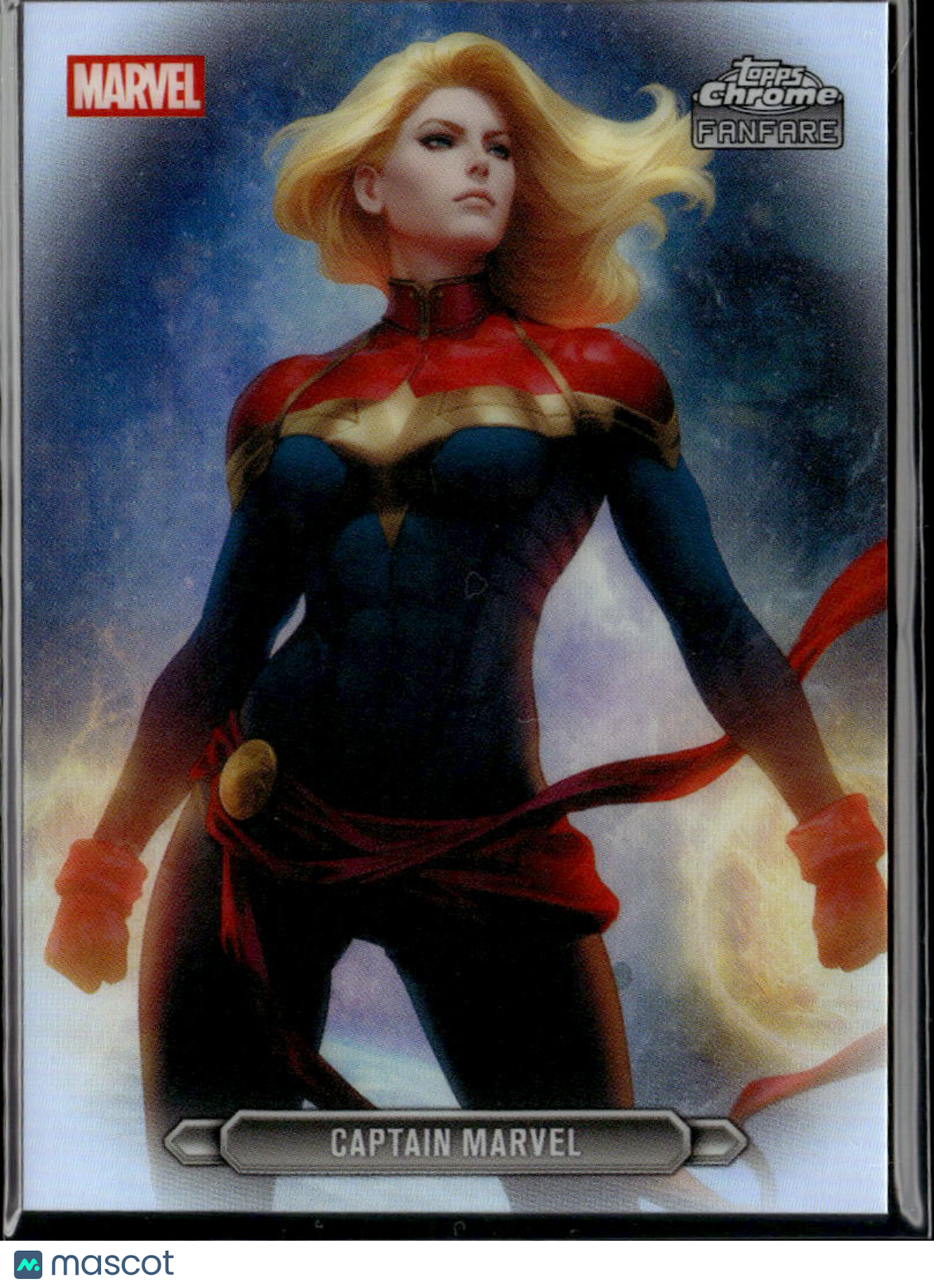Captain Marvel 2026 Topps Chrome Marvel Fanfare SSP #FF-07