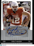 Colt McCoy 2010 SAGE HIT Auto Autograph RC Rookie Texas Longhorns