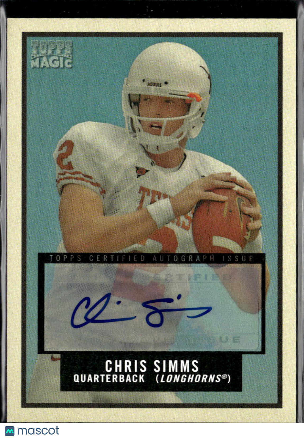 Chris Simms 2009 Topps Magic Auto Autograph SSP Texas Longhorns