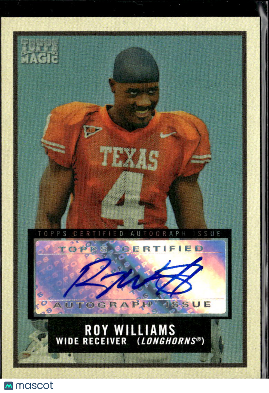 Roy Williams 2009 Topps Magic Auto Autograph SSP Texas Longhorns