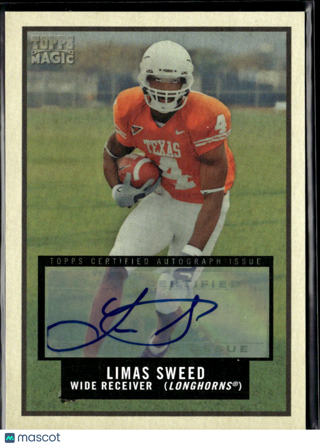 Limas Sweed 2009 Topps Magic Auto Autograph SSP Texas Longhorns