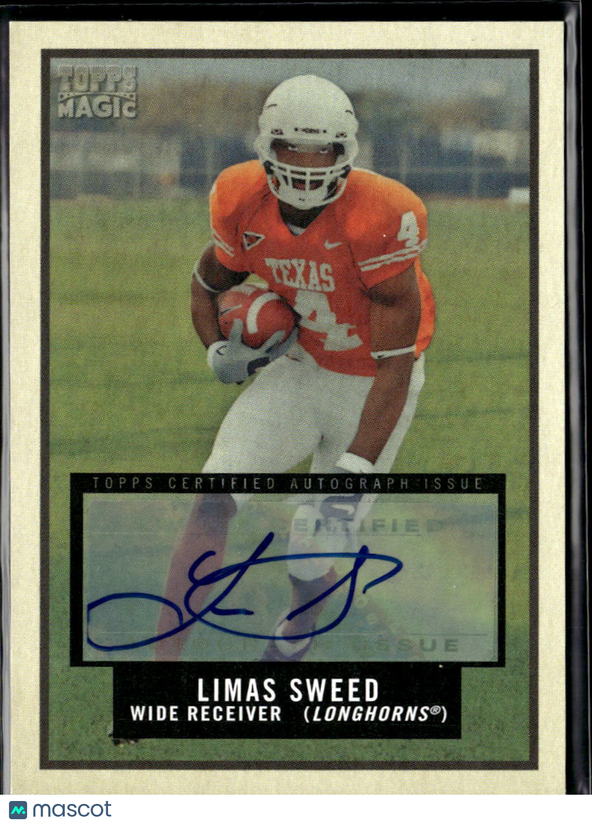 Limas Sweed 2009 Topps Magic Auto Autograph SSP Texas Longhorns