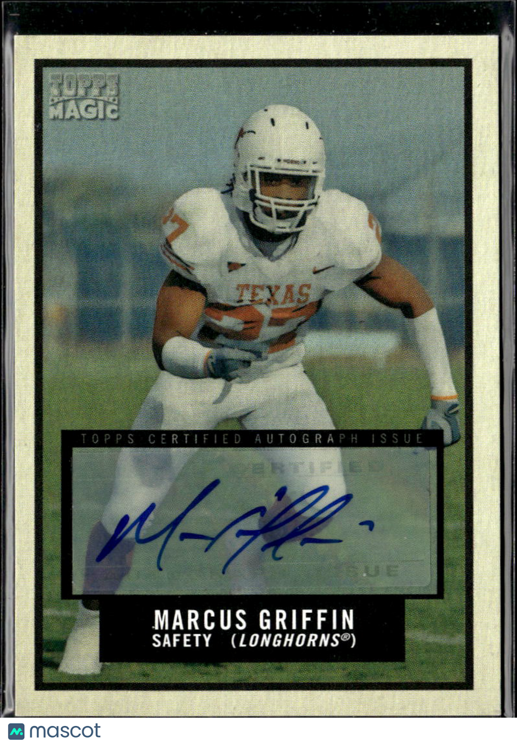 Marcus Griffin 2009 Topps Magic Auto Autograph RC Texas Longhorns