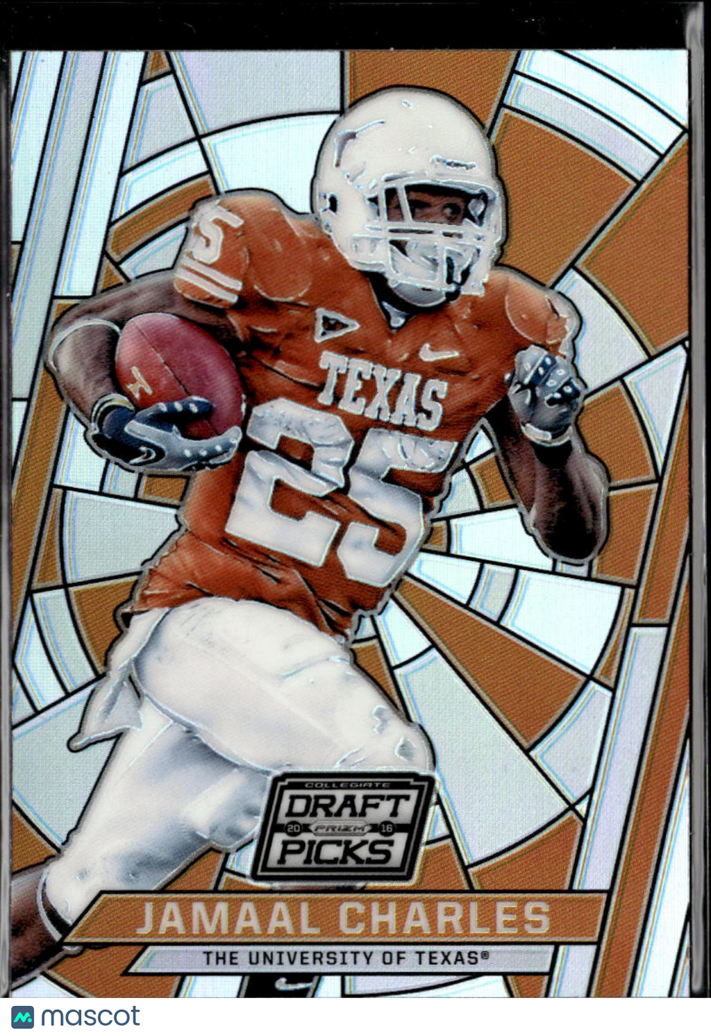 Jamaal Charles 2016 Prizm Draft Picks Stained Glass SSP Texas Longhorns