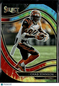 Chad Johnson 2021 Select Field Level Tie-Dye Prizm 19/25 Cincinnati Bengals
