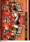 Travis Kelce / Patrick Mahomes Sammy Watkins 2019 Absolute Team Trios /75 Chiefs
