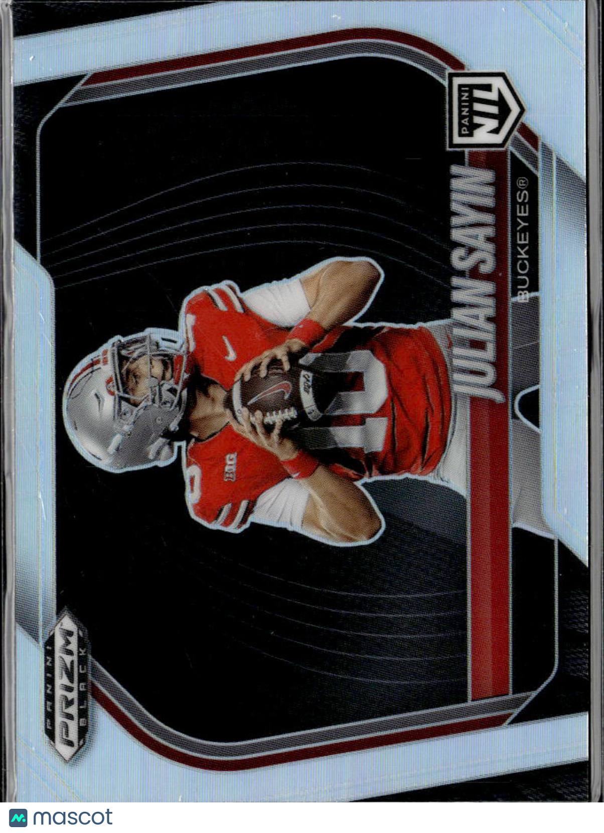 Julian Sayin 2025 Prizm Black Silver Prizm Rookie RC Ohio State Buckeyes