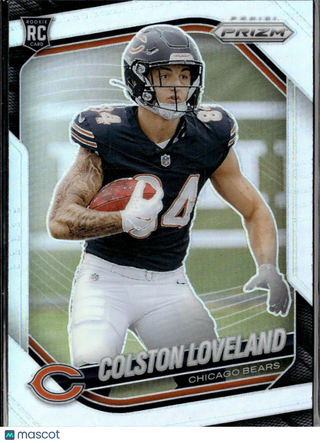 Colston Loveland 2025 Prizm Silver Prizm Rookie RC Chicago Bears