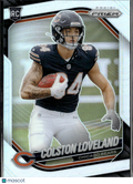 Colston Loveland 2025 Prizm Silver Prizm Rookie RC Chicago Bears