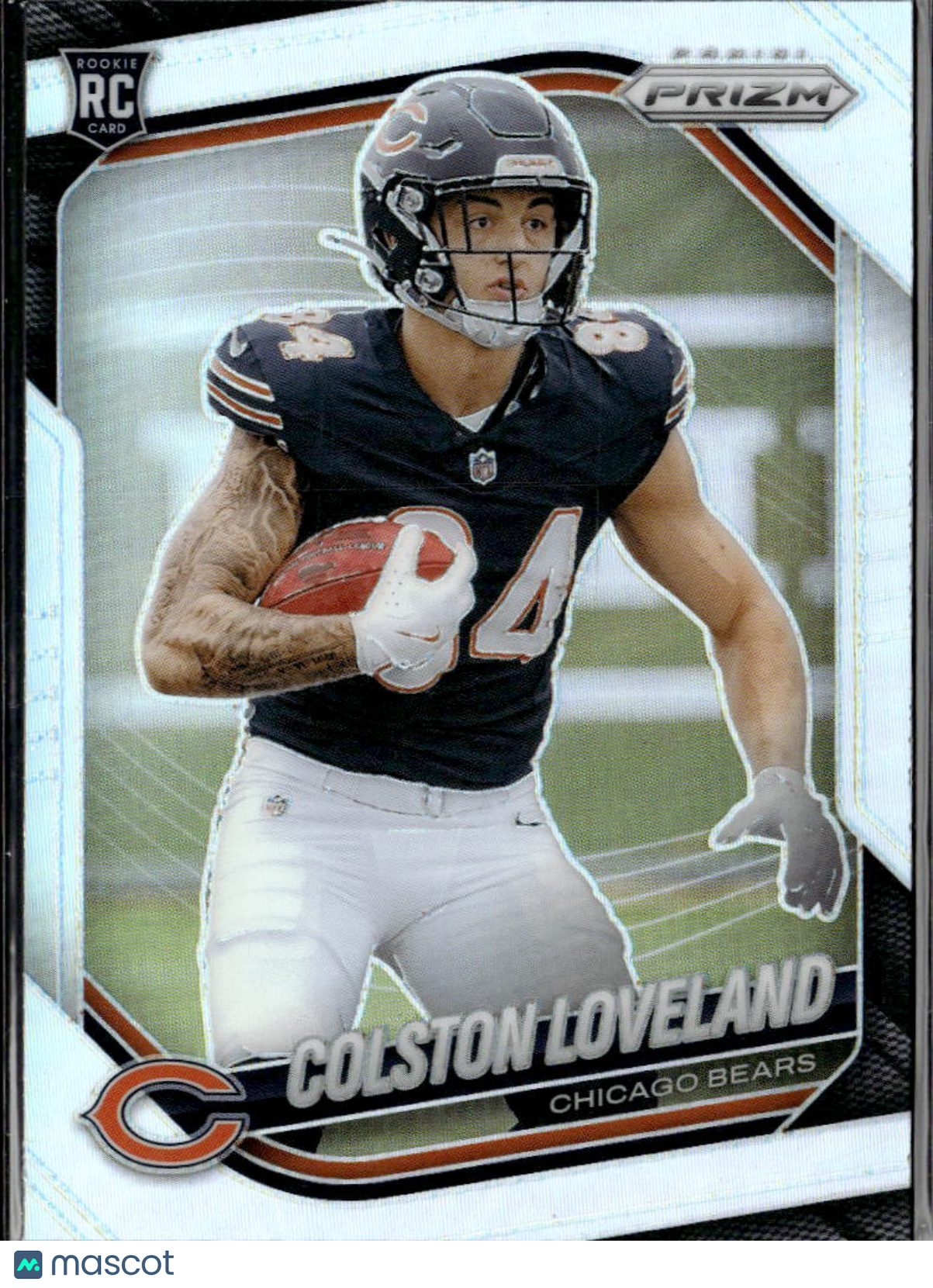 Colston Loveland 2025 Prizm Silver Prizm Rookie RC Chicago Bears