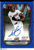 Marconi German 2026 Bowman Chrome Auto Autograph Blue 29/150 Nationals