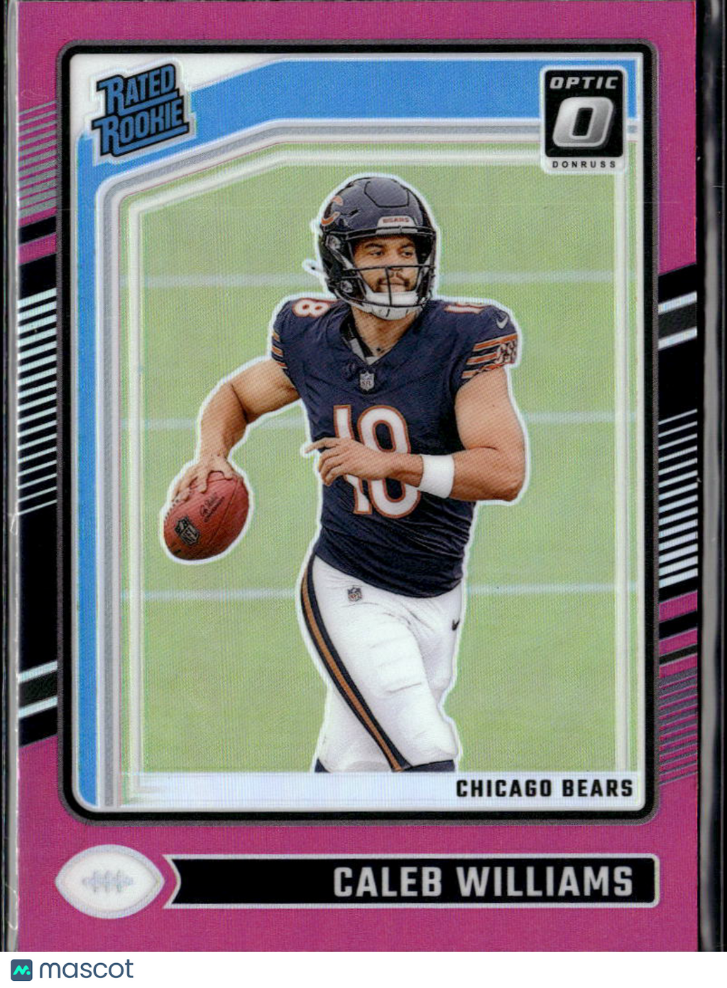 Caleb Williams 2024 Donruss Optic Pink Chicago Bears