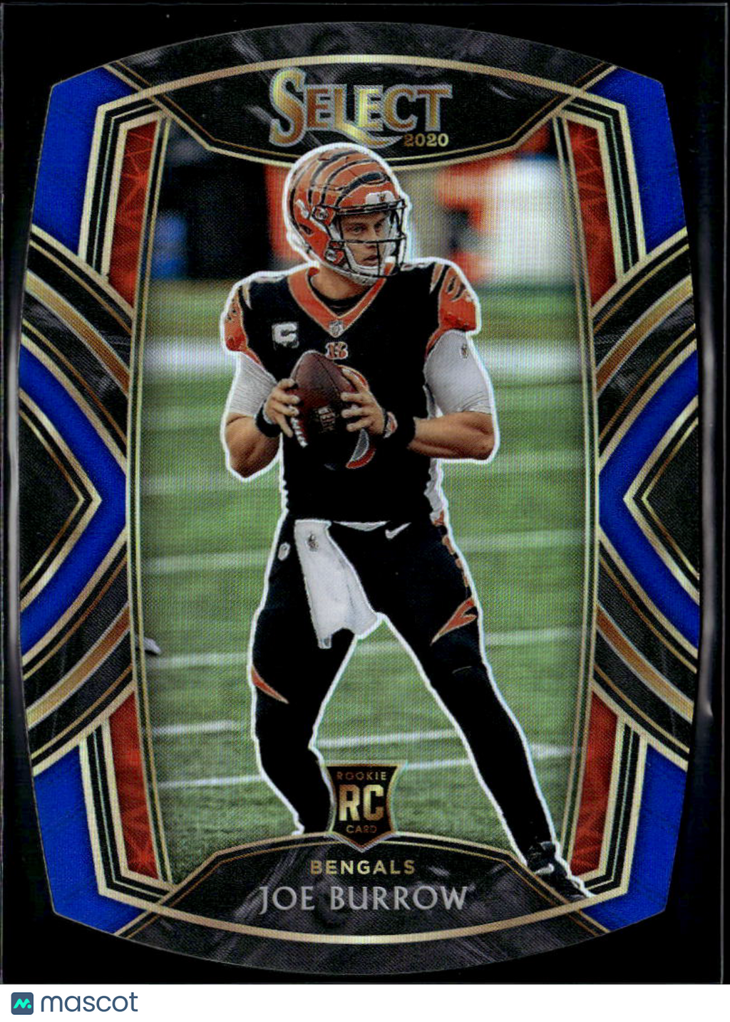 Joe Burrow 2020 Select Club Level RC Blue Prizm Rookie Cincinnati Bengals