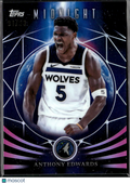 Anthony Edwards 2024-25 Topps Midnight Moonfall 91/99 Minnesota Timberwolves