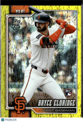 Bryce Eldridge 2026 Topps Rookie RC Yellow Crackle 209/399 Giants