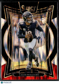 Caleb Williams 2024 Select Concourse Black Red Prizm RC Chicago Bears