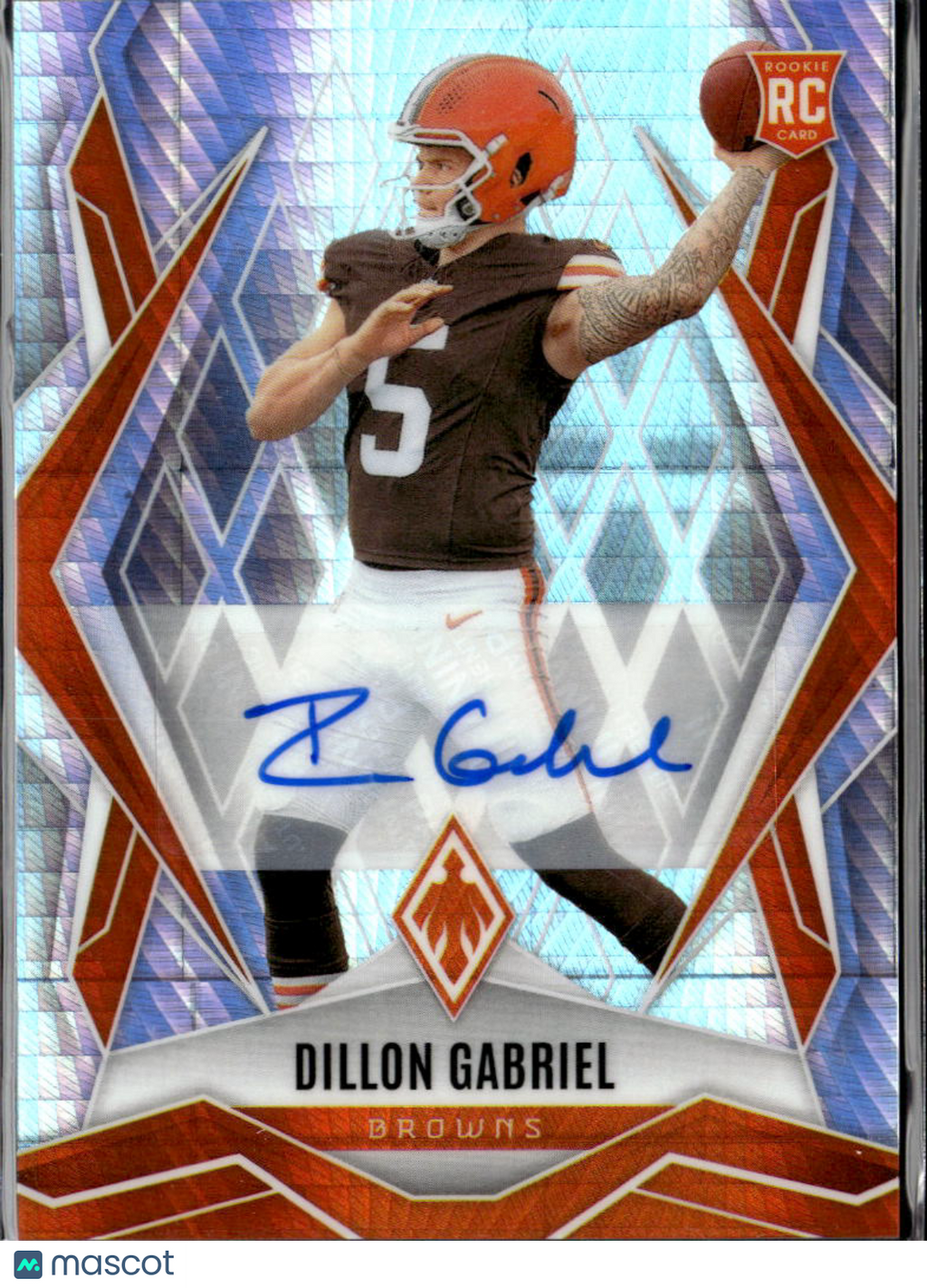 Dillon Gabriel 2025 Phoenix Auto Autograph RC Hyper Cleveland Browns