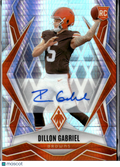 Dillon Gabriel 2025 Phoenix Auto Autograph RC Hyper Cleveland Browns