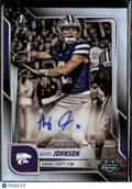 Avery Johnson 2025 Bowman Chrome 1st Auto Autograph /299 Kansas State