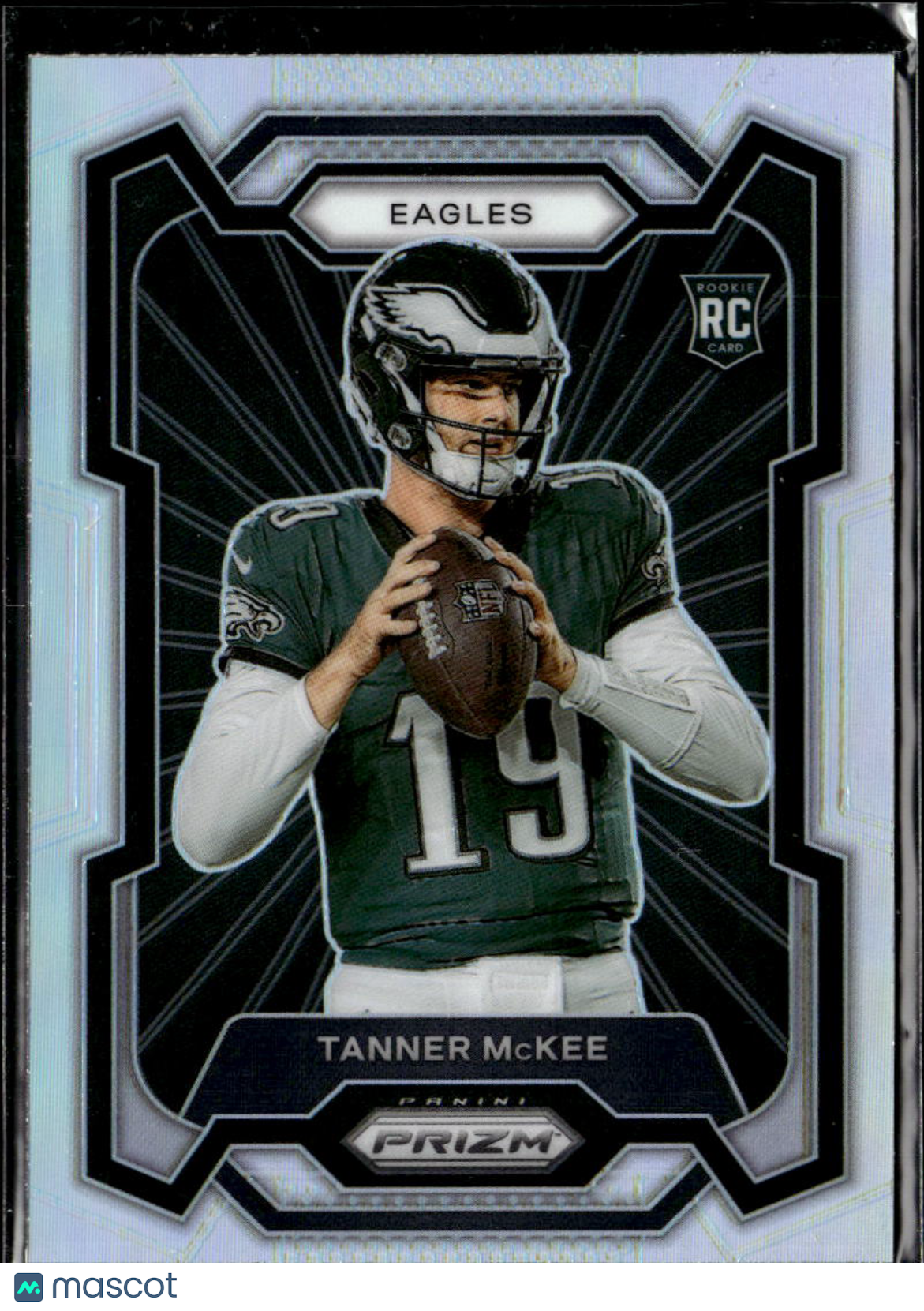 Tanner McKee 2023 Prizm Silver Prizm Variation SSP RC Philadelphia Eagles