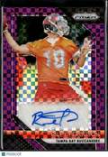 Riley Ferguson 2018 Prizm Auto Autograph Purple RC 23/49 Tampa Bay Buccaneers