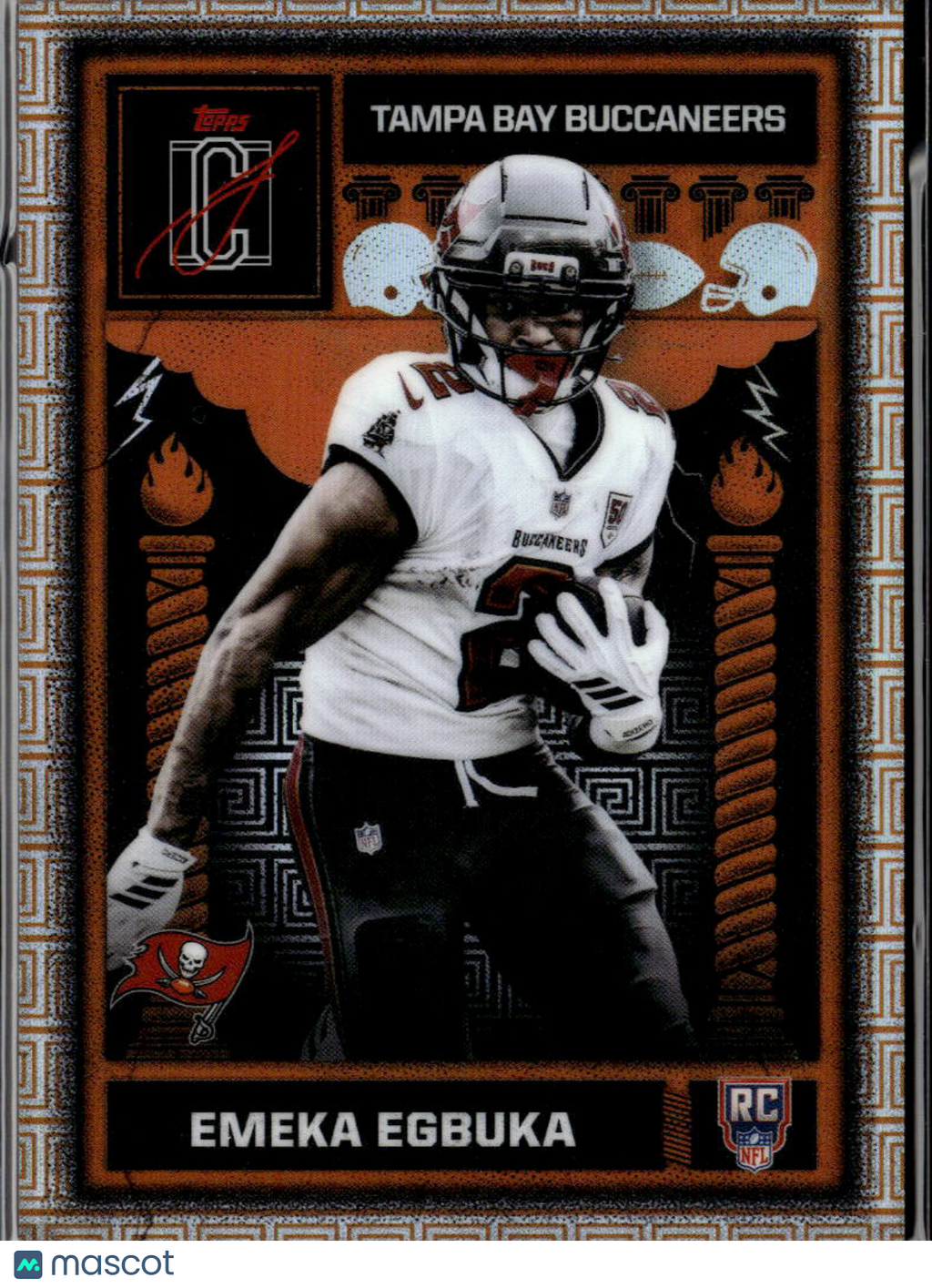 Emeka Egbuka 2025 Topps Odyssey RC CASE HIT Tampa Bay Buccaneers
