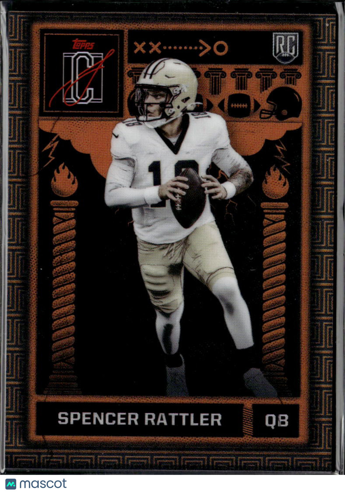 Spencer Rattler 2025 Topps Composite Odyssey RC New Orleans Saints