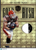 Peyton Hillis 2011 Gold Standard Game Worn Patch 7/25 Cleveland Browns CREASE