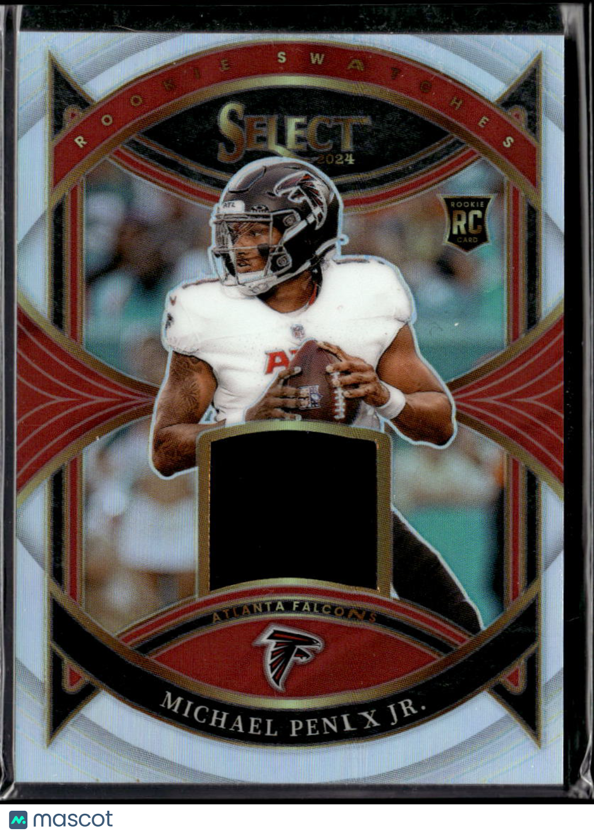 Michael Penix Jr. 2024 Select Jersey Patch RC Rookie Silver Atlanta Falcons