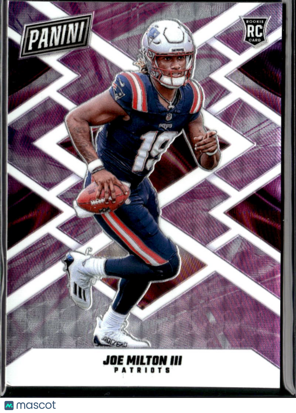 Joe Milton III 2024 Panini Black Friday Rookie RC 73/99 New England Patriots