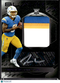 Omarion Hampton 2025 Panini Black Auto Autograph Patch RC 15/199 LA Chargers