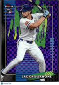 Jac Caglianone 2026 Topps Finest Purple Xfractor Rookie RC 2/75 KC Royals