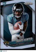 Travis Hunter 2025 Prizm Variation Silver Prizm RC Jacksonville Jaguars