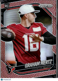 Graham Mertz 2025 Prizm Pigskin Leather Prizm Rookie RC 169/180 Houston Texans