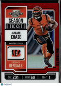 Ja'Marr Chase 2023 Contenders Optic Red Prizm 161/175 Cincinnati Bengals