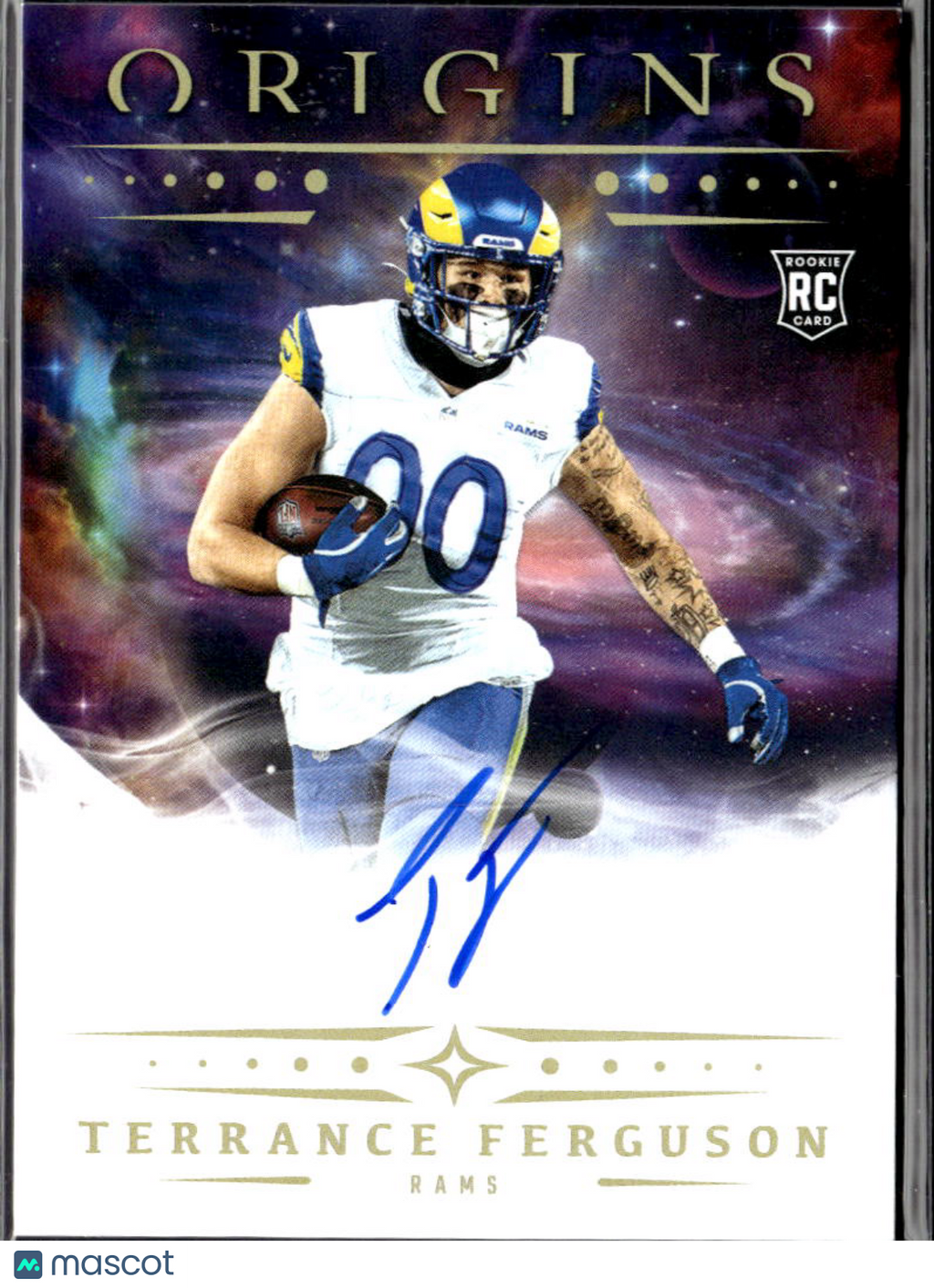 Terrance Ferguson 2025 Origins Auto Autograph RC Los Angeles Rams