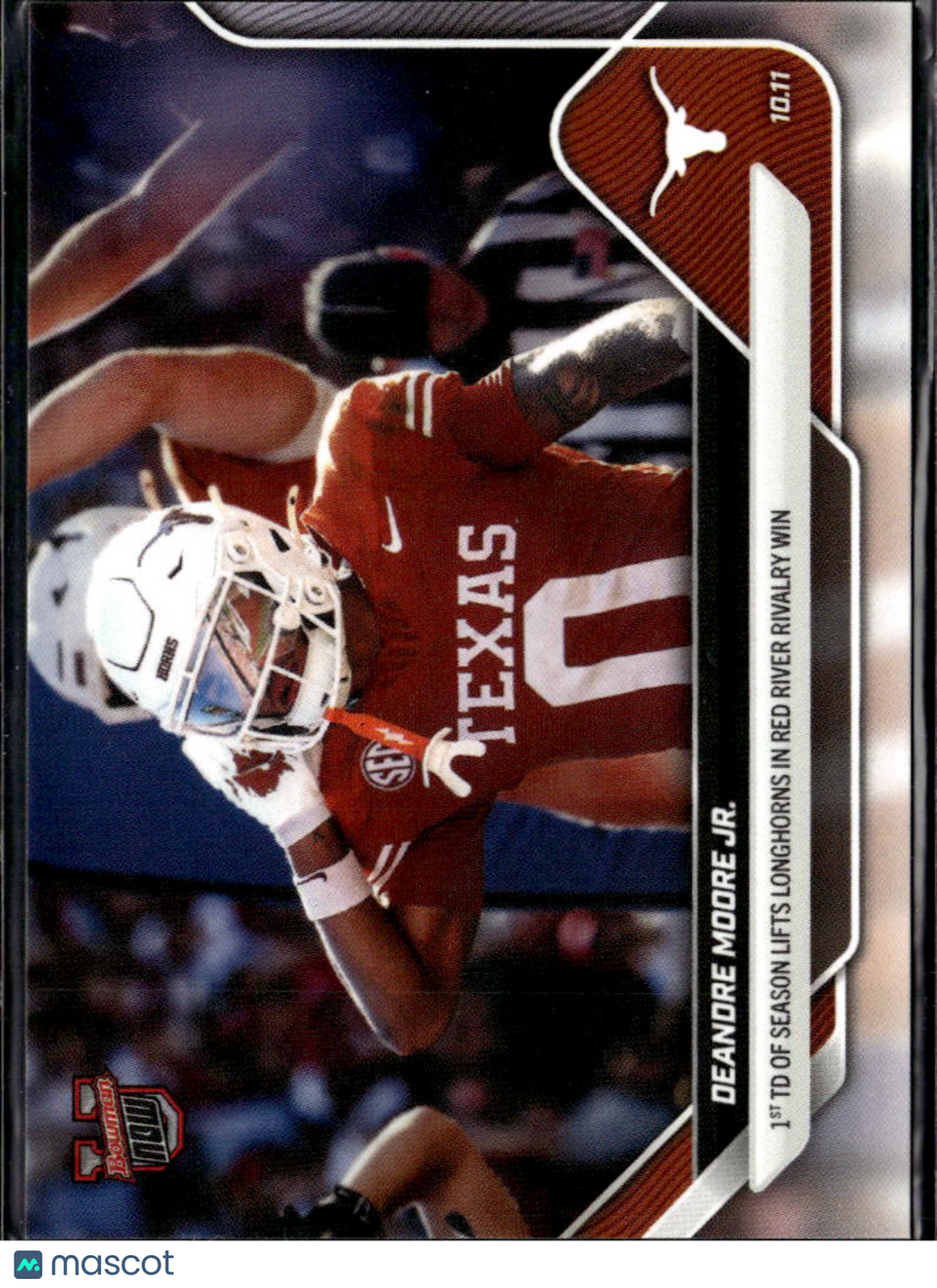 DeAndre Moore Jr. 2025 Bowman Now Red River Rivalry #27 Texas Longhorns