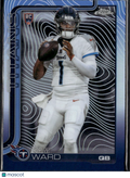 Cam Ward 2025 Topps Chrome RC Etch Refractor SSP #314 Tennessee Titans