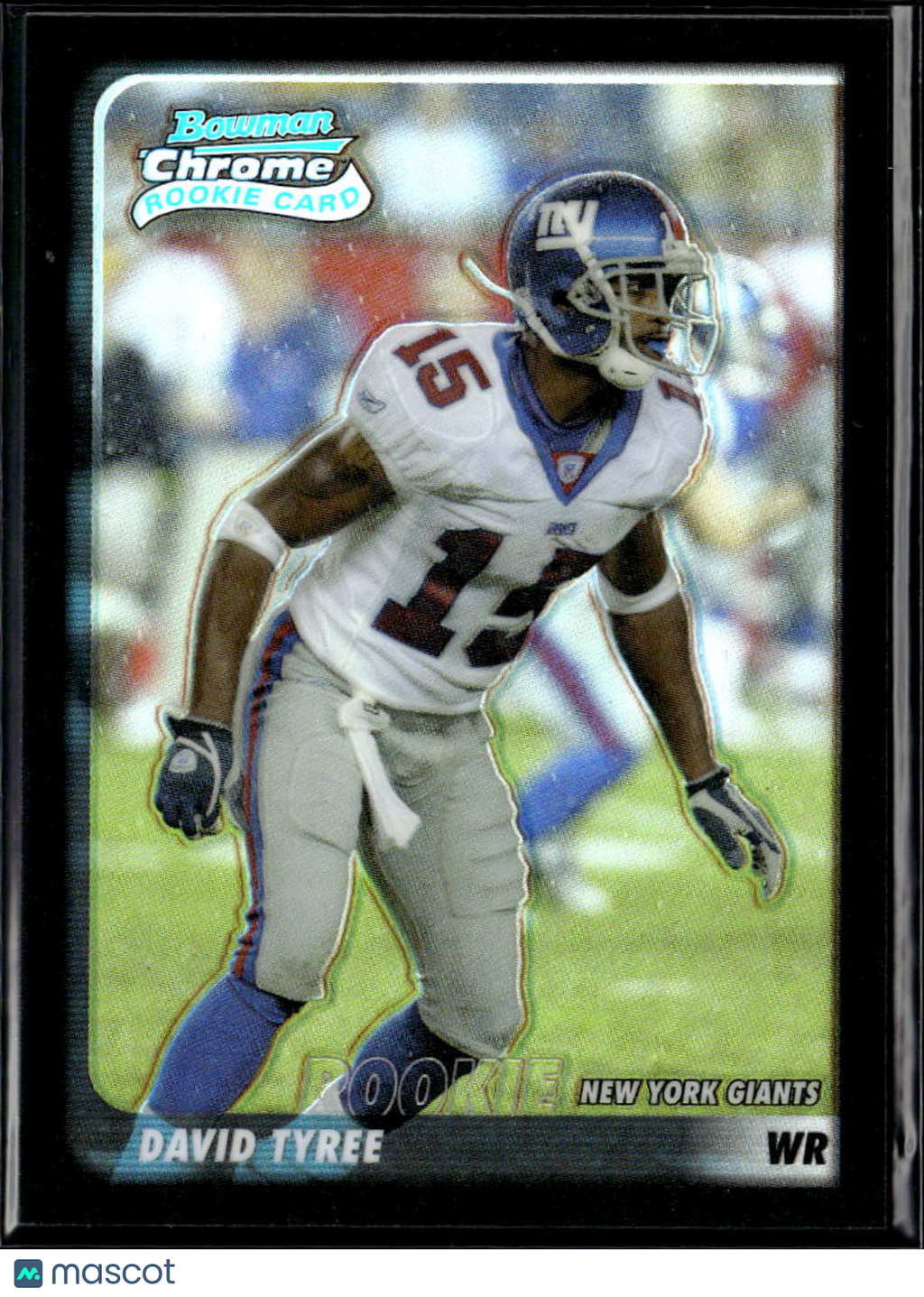 David Tyree 2003 Bowman Chrome Refractor Rookie RC 371/500 New York Giants
