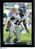 David Tyree 2003 Bowman Chrome Refractor Rookie RC 371/500 New York Giants