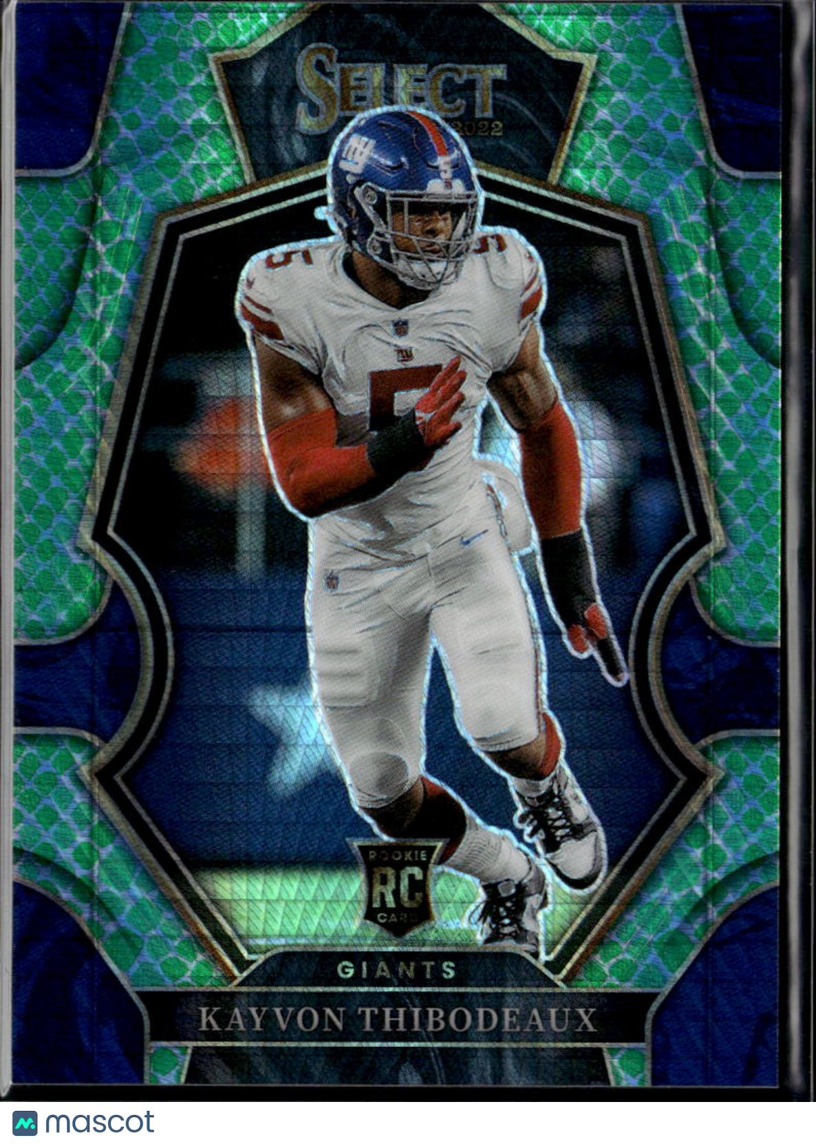 Kayvon Thibodeaux 2022 Select Dragon Scale Prizm Rookie RC 11/69 New York Giants