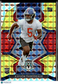 Kayvon Thibodeaux 2022 Mosaic Red Yellow Fusion Rookie RC 43/80 New York Giants