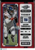Kayvon Thibodeaux 2022 Contenders Optic Red Prizm Rookie RC 88/175 Giants