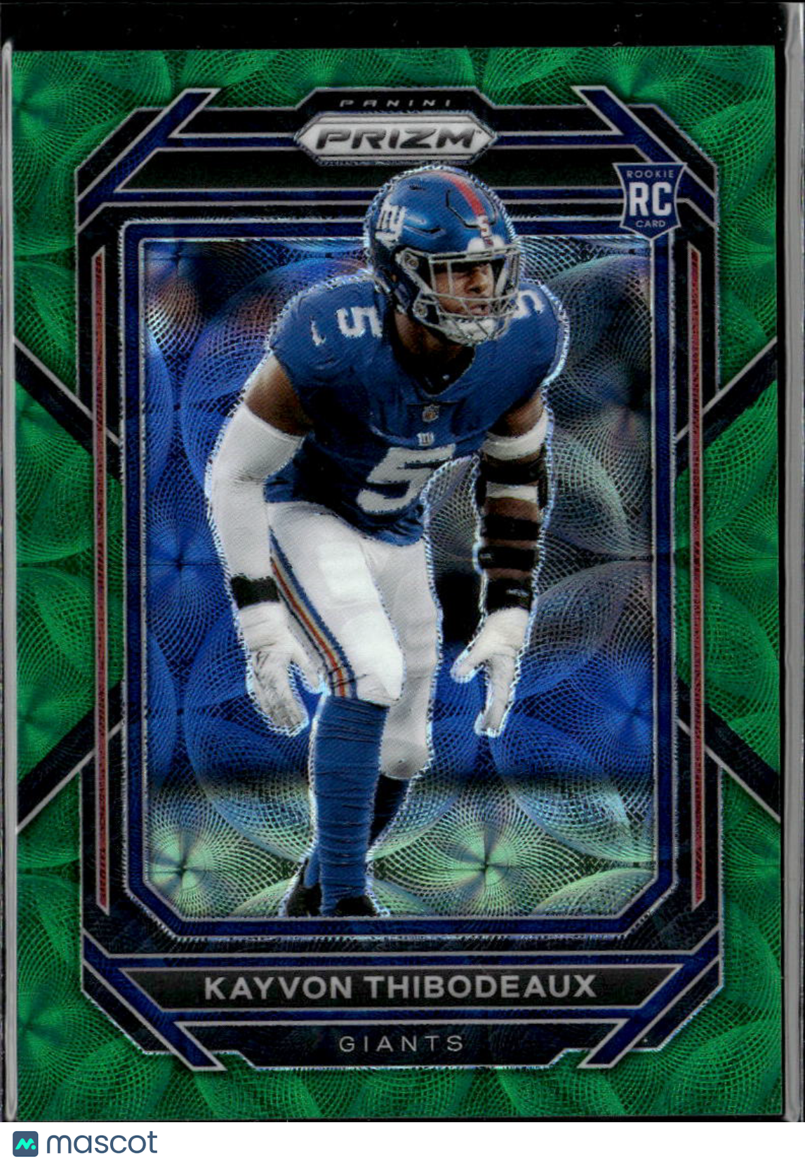 Kayvon Thibodeaux 2022 Prizm Green Scope Prizm Rookie RC 43/75 New York Giants