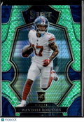 Wan'Dale Robinson 2022 Select Dragon Scale Prizm Rookie RC 72/89 New York Giants